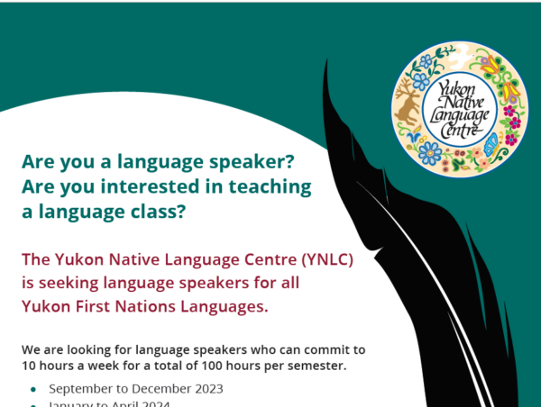 Call for Language Teachers - Yukon Native Language Centre